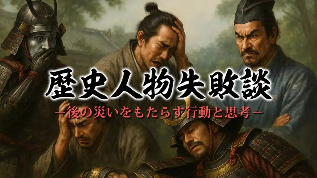 第四十四回 歴史会 歴史人物失敗談　〜後の災いをもたらす行動と思考〜