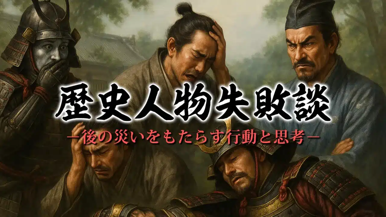 第四十四回 歴史会 歴史人物失敗談 〜後の災いをもたらす行動と思考〜