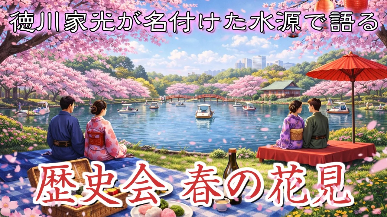 〜徳川家光が名付けた水源で語る〜　歴史会 春の花見