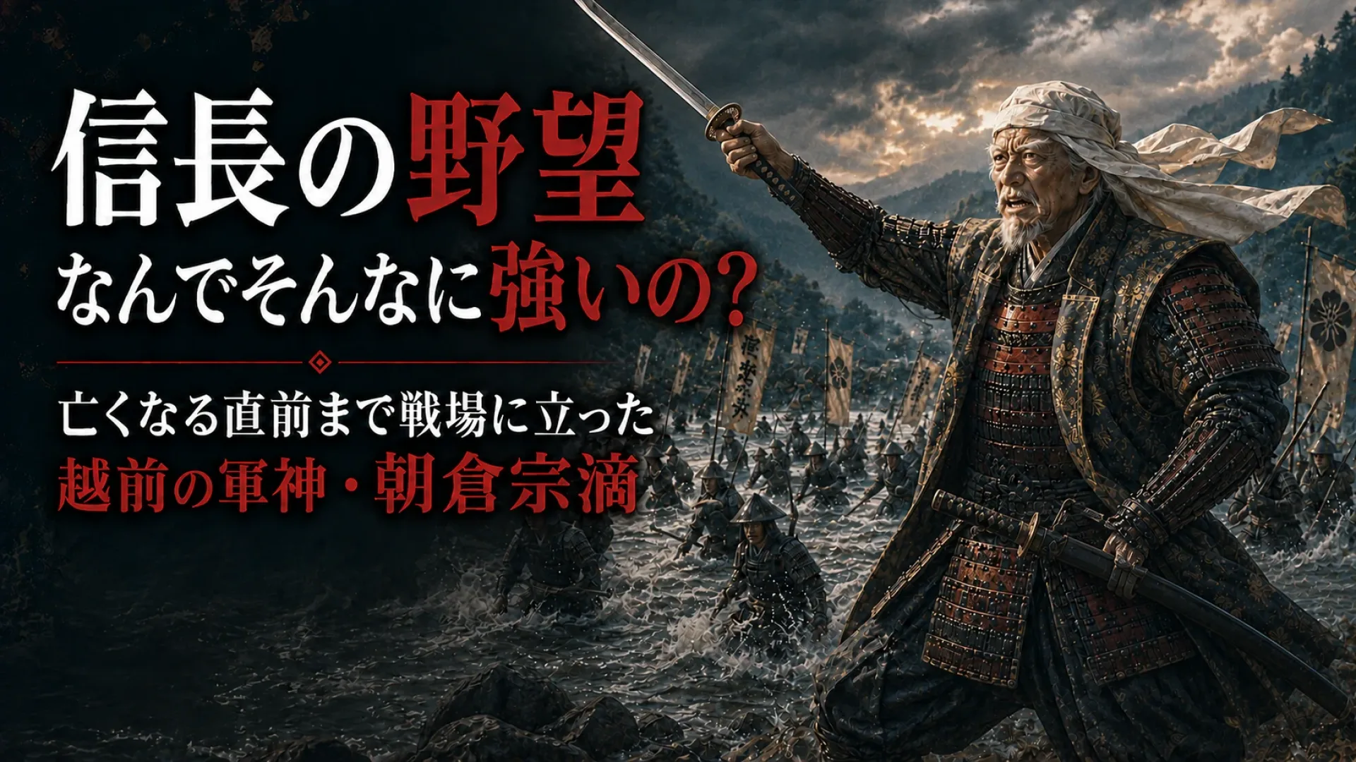 信長の野望 なんでそんなに強いの？ 亡くなる直前まで戦場に立った「越前の軍神」朝倉宗滴