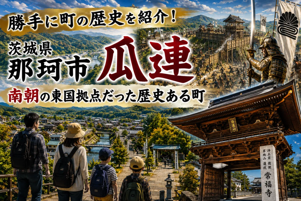 勝手に町の歴史を紹介！「茨城県那珂市瓜連」