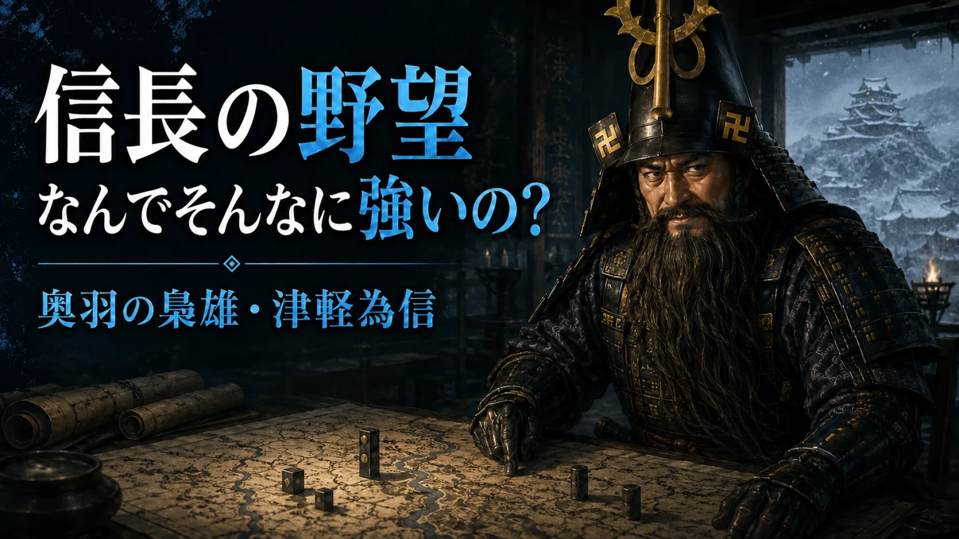 信長の野望 なんでそんなに強いの? 南部氏から独立を果たし津軽を統一した英雄「津軽為信」