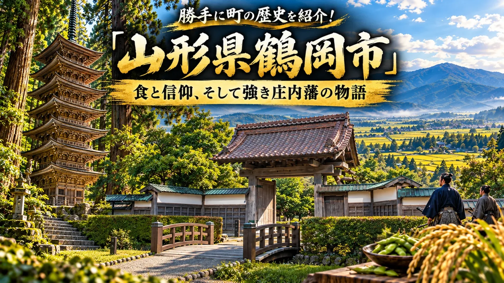 勝手に町の歴史を紹介!「山形県鶴岡市」